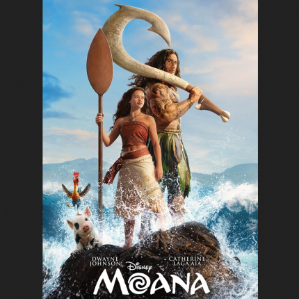 movie poster for moana, live-action version